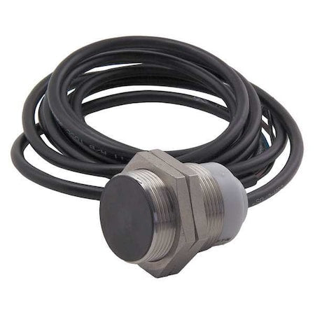 Eaton E57PS-30SNN10-C2 - Cylindrical, Inductive Proximity Sensor, 30 mm Dia., Stainless Steel, 2 m, Bare Wire, 3 Wires, Shielded