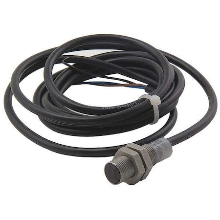 Eaton E57PS-12SPC2-C2 - Cylindrical, Inductive Proximity Sensor, 12 mm Dia., Stainless Steel, 2 m, Bare Wire, 3 Wires, Shielded