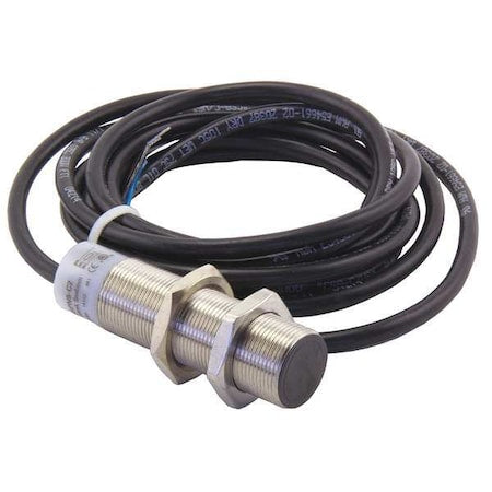Eaton E57G-18UPC8-C2 - Cylindrical, Inductive Proximity Sensor, 18 mm Dia., Stainless Steel, 2 m, Bare Wire, 3 Wires, Unshielded