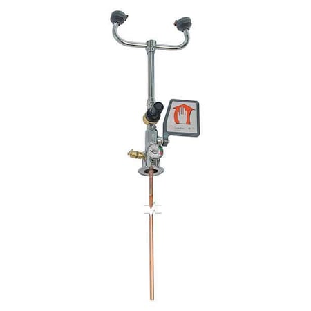 Guardian Equipment AP400-017R - Upper Eyewash Assembly, Polished Chrome Plated Brass, Silver, For Use With, Eyewash
