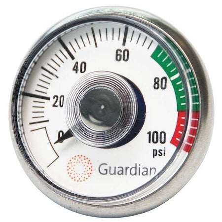 Guardian Equipment 400-004-2 - Air Pressure Gauge for Eyewash, Guardian Pressurized Eyewash Series