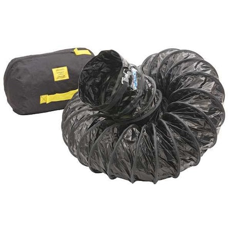 Ramfan FDT-0825CBB - Ventilation Duct,25 ft.,Black