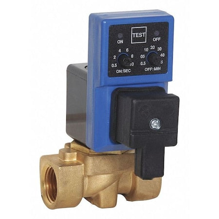 Intech TDV25-10 - Auto Drain Valve,115 V,1/4",38 gpm