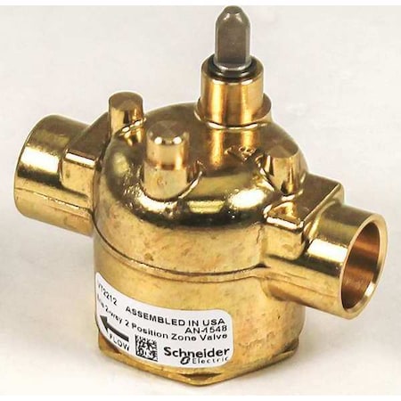 Erie VT2212 - Valve Body, 2 Way, 2.5 CV, 1/2 in.,Sweat