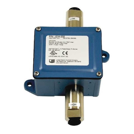 United Electric J21K-232 - Differential Pressure Switch