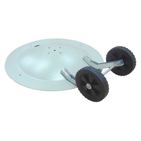 Dayton 40PR87 - Pedestal Mount Wheel Kit For 1 ZCP2 D, 1 ZCP3 D