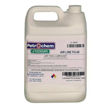 Petrochem FOODSAFE AIRLINE TOOL FG-68-001 - Food Grade Synthetic Lubricant, 1 Gal.