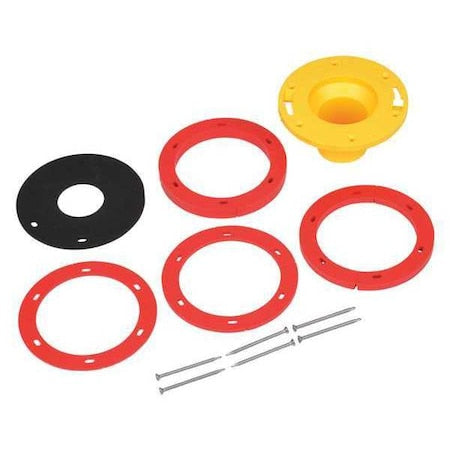 Oatey 43400 - Toilet Flange, Cast Iron/Stainless Steel