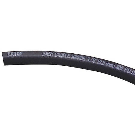 Boston H20104BK-250R - Easy Couple Hose,1/4" I.D.,250 ft L,Blck