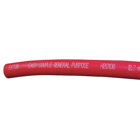 Boston H20112RD-250R - Easy Couple Hose,3/4" I.D.,250 ft. L,Red