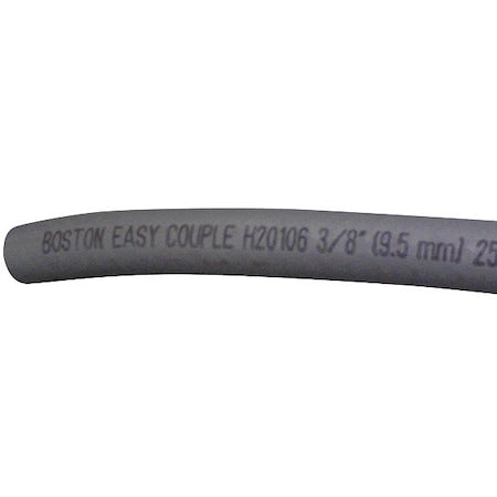 Boston H20104GY-250R - Easy Couple Hose,1/4" I.D.,250 ft L,Gray
