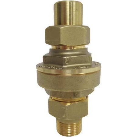 Mepco 1E-VSTG - Steam Trap,25psi,Brass,1/2inx3/4in,3 Ports