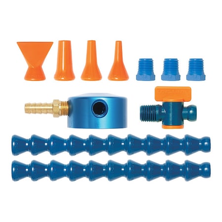 Loc-Line 40463 - Magnetic Base Manifold Kit, 1/4 in, Acetal Copolymer, 0