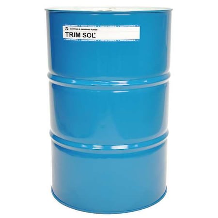 Trim SOL-54G - Coolant, SOL, Soluble Oil, 54 gal, Drum, Blue, Green