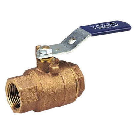 Nibco T58570 1-1/2 - 1-1/2" FNPT Bronze Ball Valve Inline