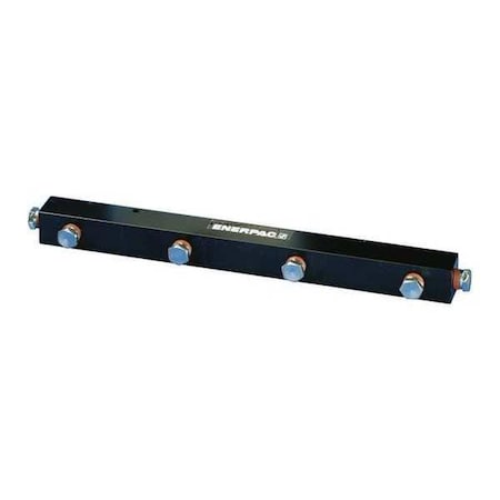 Enerpac A65 - A65, 7 Port, Hydraulic Manifold, 14 in Long