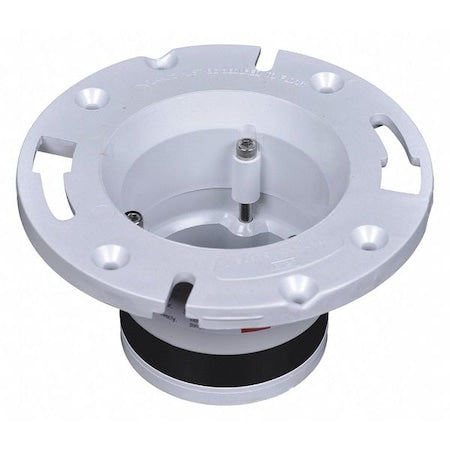 Oatey 43539 - Toilet Flange, 4", PVC, White/Black