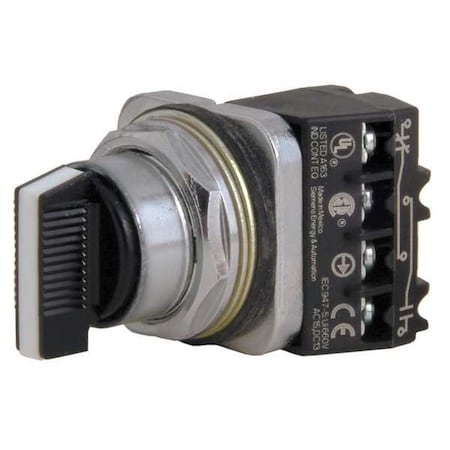 Siemens 52SA2CABA1 - Selector Swtch,Non-Illum,3 Pos,30mm,Chrome