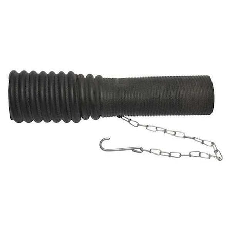 Continental 20037729 - Oval Tail Pipe Adapter,Rubber,3in