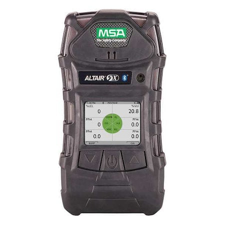 Msa Safety 10165446 - ALTAIR 5 X Multi-Gas Detector, IP65, Audible, Vibrating, Visual, Monochrome, 20 hr Battery Life