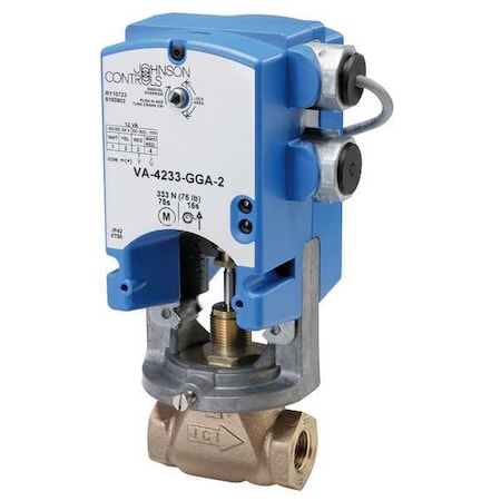 Johnson Controls VA-4233-GGC-2 - Elec Act, 61 in.-lb., Proportional, 24 VAC