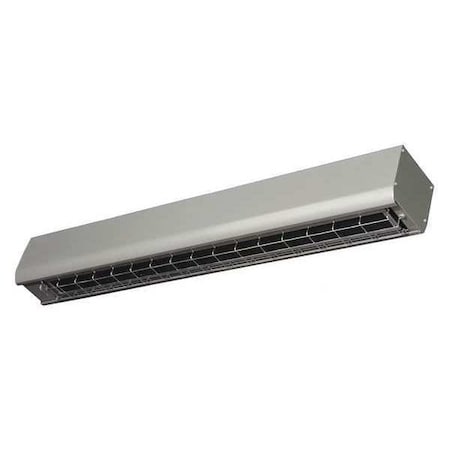Fostoria FSA-3120-1 - Electric Infrared Heater, 1 Phase, Aluminum, 10,748 Btu H, 208 V AC 3150 W