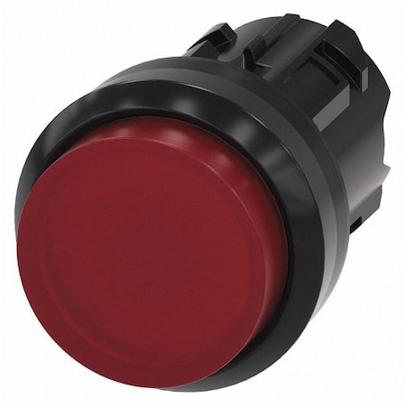 Siemens 3SU1001-0BB20-0AA0 - Push Button Operator, Extended, Momentary Action, Not Applicable Release, Illuminated, Red
