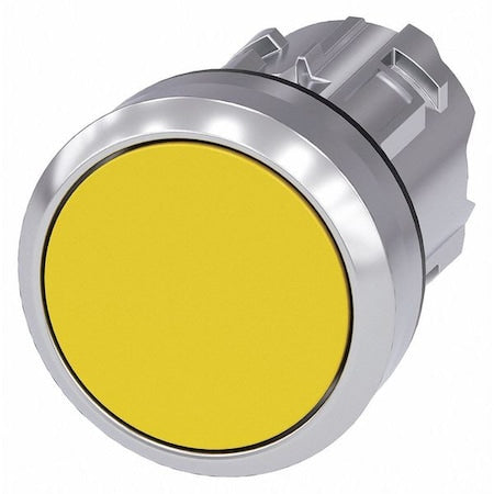 Siemens 3SU1050-0AB30-0AA0 - Push Button Operator,Yellow,Metal Bezel