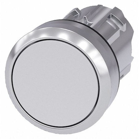 Siemens 3SU1050-0AB60-0AA0 - Push Button Operator,White,Metal Bezel