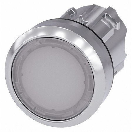 Siemens 3SU1051-0AA60-0AA0 - Illuminated Push Button Operator, 22 mm, White