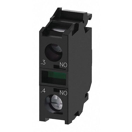 Siemens 3SU1400-1AA10-1BA0 - Contact Block, Black, 1 NO, 22 mm, 3 SU1