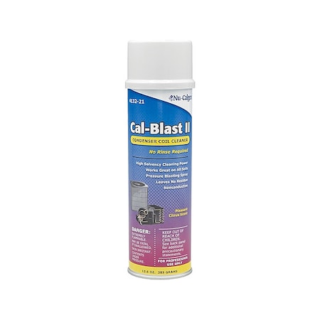 Nu-Calgon 4132-21 - Coil Cleaner,13.6 oz, Aerosol Can, Clear