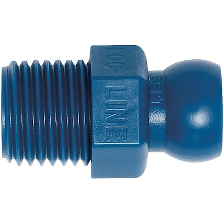 Loc-Line 41418 - BSPT Connector,1/4 In,PK4