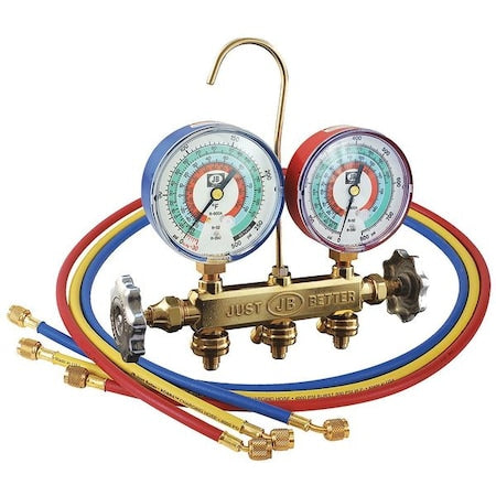 Jb Industries 22733 - Manifold Gauge Kit,3 ft L,3 1/8 in Gauge