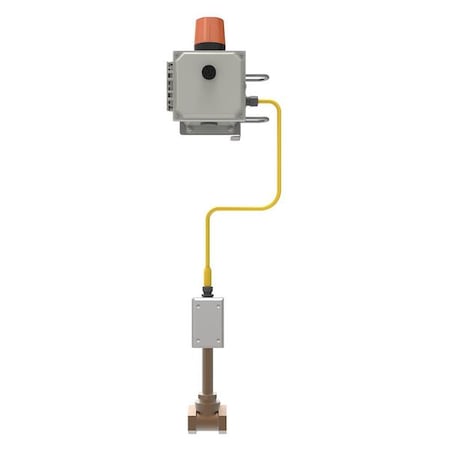 Bradley S19-323D - Emergency Signaling System, Galvanized Steel, Amber/Gray, For Use With, Shower, Eyewash