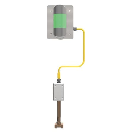 Bradley S19-322E - Emergency Signaling System, Galvanized Steel, Silver, For Use With, Eyewash