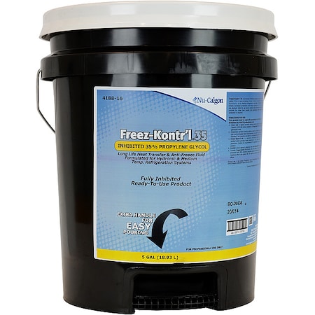 Nu-Calgon 4188-16 - Freeze Protectant, Blue, 5 gal, Pail