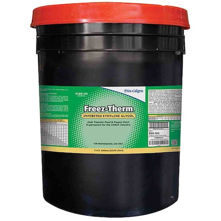 Nu-Calgon 4189-05 - Freeze Protectant, Green, 5 gal, Pail