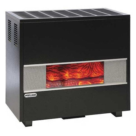 Williams Comfort Products 6502922A - Fireplace-Look Room Heater,NG,65k BTU