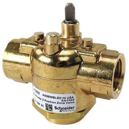 Erie VT3222 - Valve Body,1/2in NPT,3 Way,3.0 CV