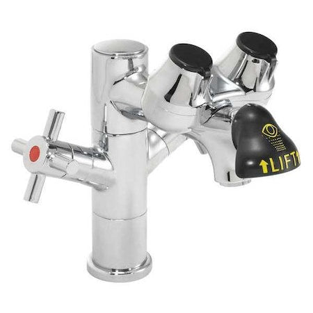 Speakman SEF-1850-NA - Eyewash/Faucet Combination, Faucet Mount, Counter Mounted, 8.0 H., 7.63 W