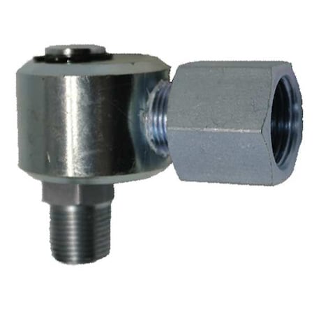 Speedaire 42PC79 - Swivel,90 Deg.,Brass,1/2 in FNPT Inlet