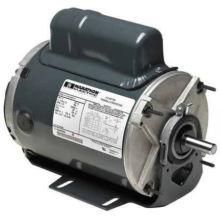 Leeson 5KH32FNA499S - General Purpose Farm Duty Motor, Split-Phase, 1/4 HP, 115 V AC, 1,725 Nameplate RPM, 48 Z Frame