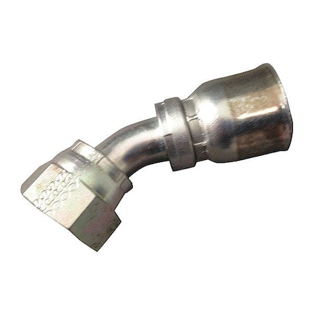 Eaton Aeroquip FJ3254-0808S - Crimp Fitting,45 deg,1/2" ID,13/16",FORS