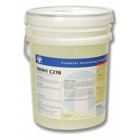 Trim C276-5G - Cutting and Grinding Fluid, C276, Synthetic, 5 gal, Pail, Colorless to Light Yellow