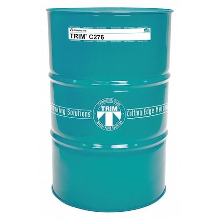 Trim C276-54G - Cutting and Grinding Fluid, C276, Synthetic, 54 gal, Drum, Colorless to Light Yellow