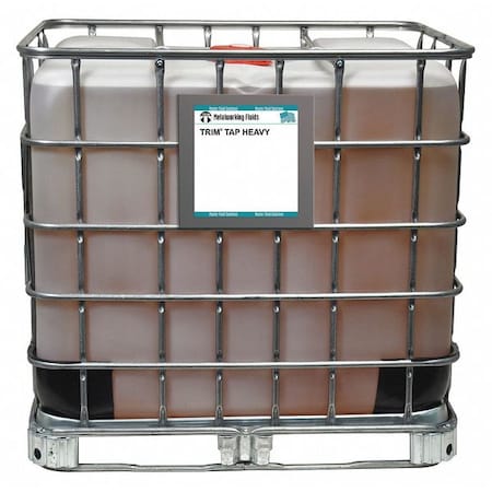 Trim TAPHVY-270G - Cutting Fluid, Tap Heavy, Synthetic, 270 gal, Tote, Amber