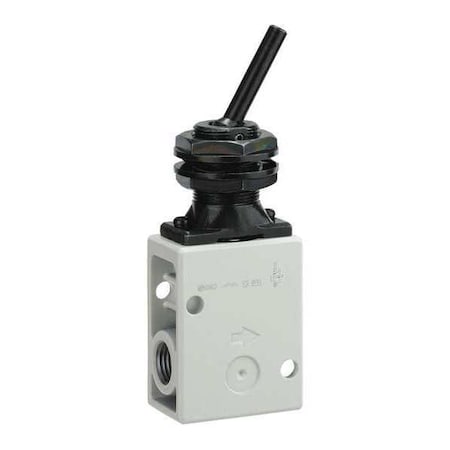 Smc VM230-N02-30GA - Mechanical Valve,2/3 Port,1/4",Push