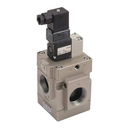 Smc VG342R-5DZ-04N - 1/2" NPT 3 Port Pilot Solenoid Valve