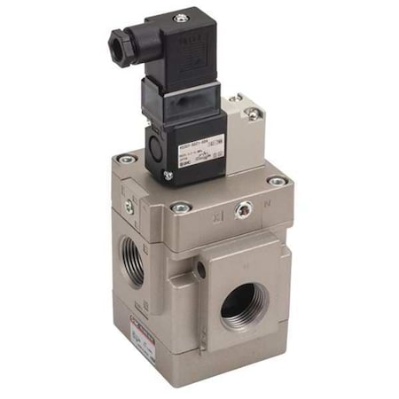 Smc VG342-5DZ-06NB - 3/4" NPT 3 Port Pilot Solenoid Valve